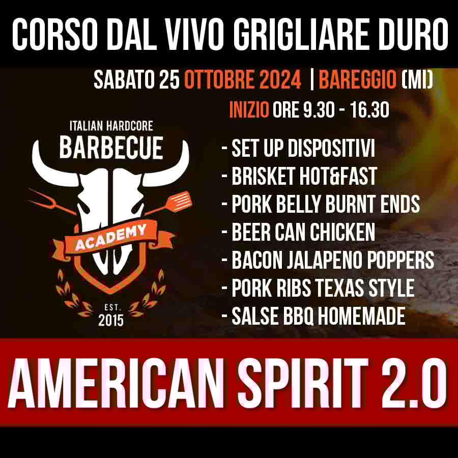 Ottobre 2025 - Sabato 25  - American Spirit 2.0