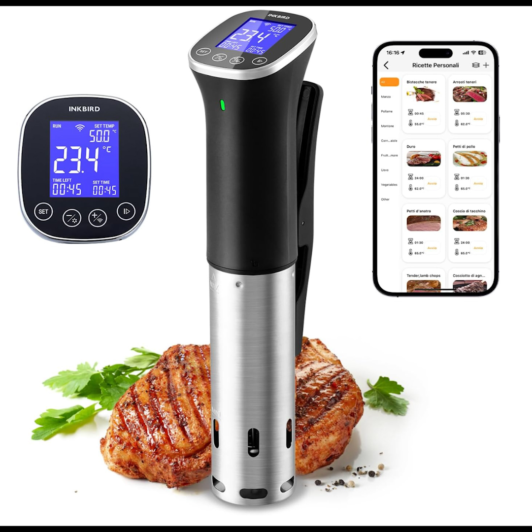 Roner Inkbird ISV-300W Sous Vide, 1000W Wi-Fi