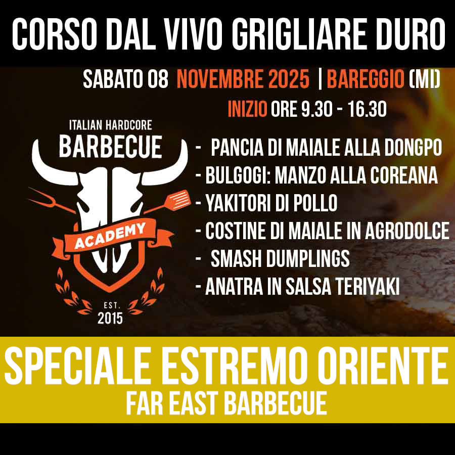 Novembre 2025 - Sabato 08 - Asian Barbecue