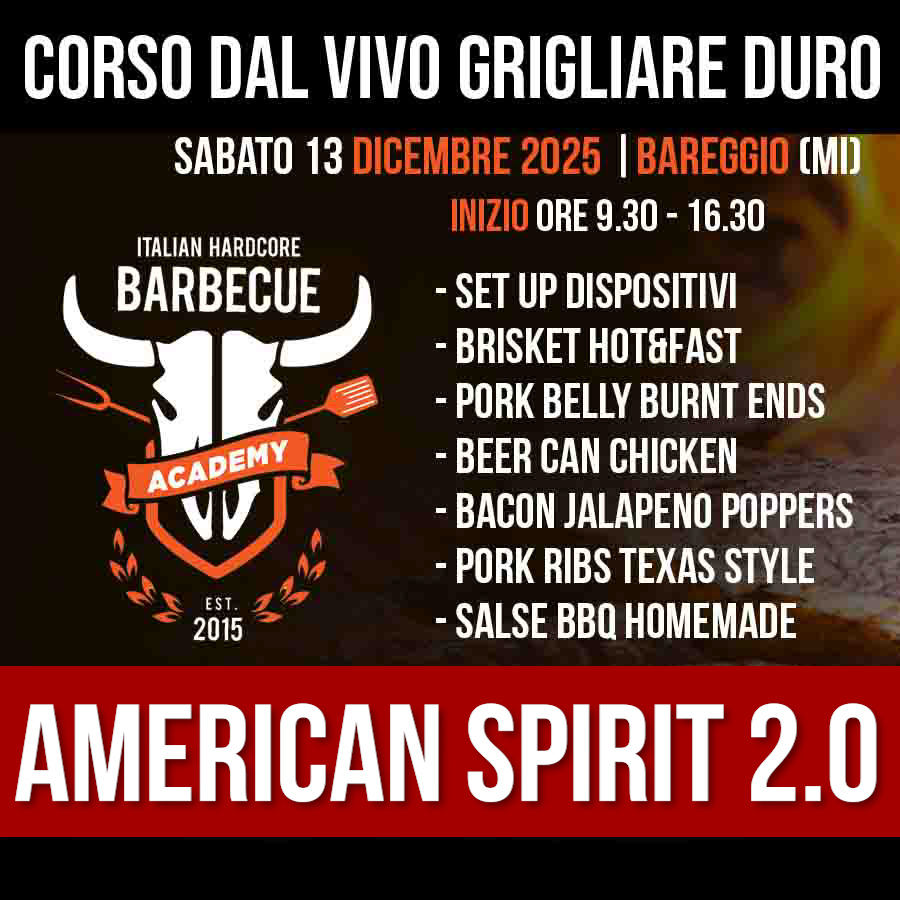 Dicembre 2025 - Sabato 13  - American Spirit 2.0