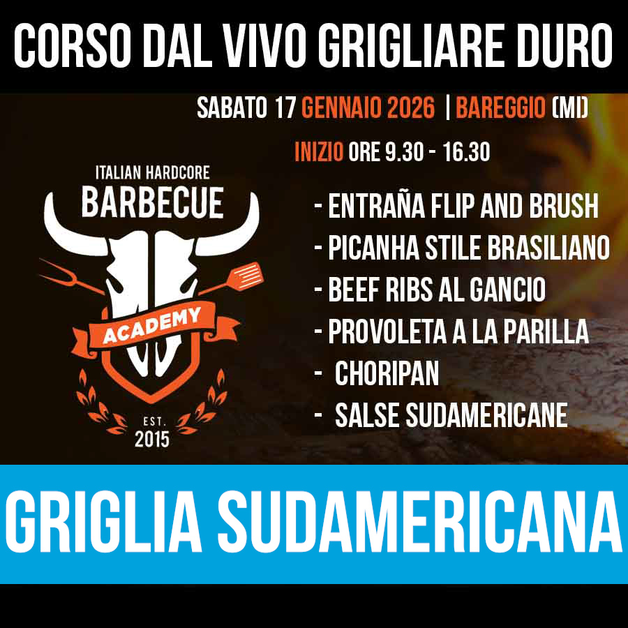 Gennaio  2026 - Sabato 17 - Grigliata Sudamericana